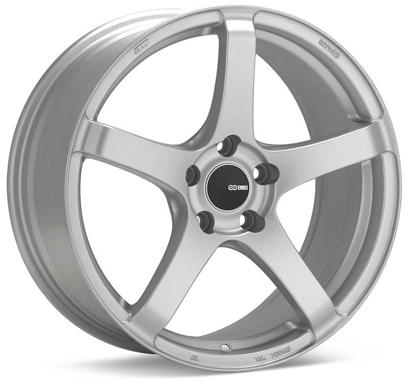 Enkei Kojin 18x8 45mm Offset 5x112 Bolt Pattern 72.6mm Bore Dia Matte Silver Wheel-thumbmail-3