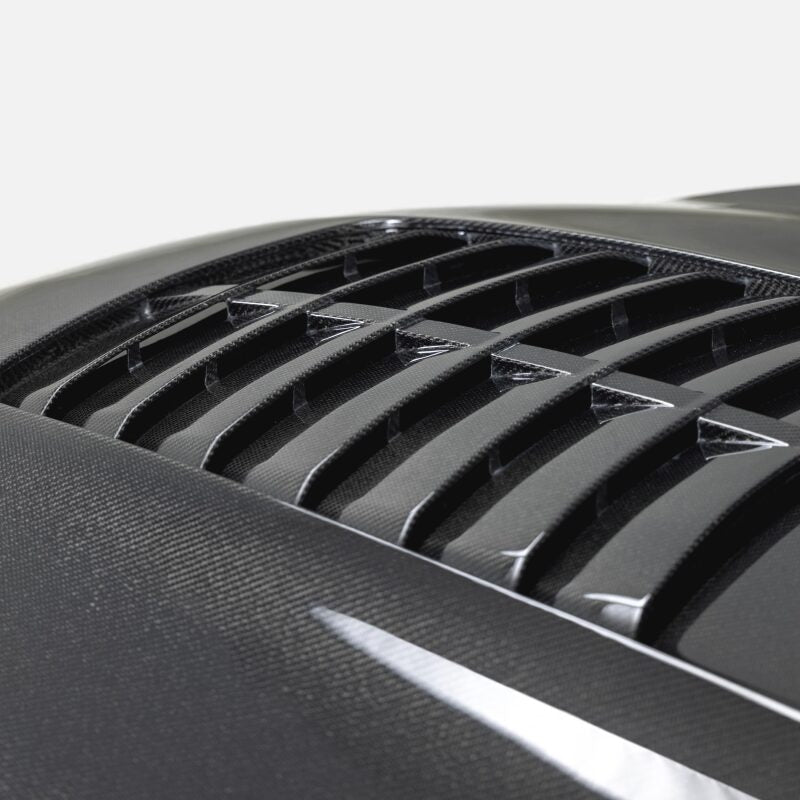 Anderson Composites 15-20 Ford Mustang Shelby GT350/GT350R Type GT5 Double Sided Carbon Fiber Hood-thumbmail-6