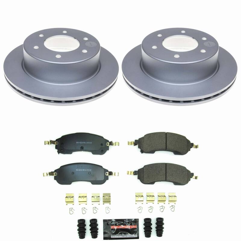 Power Stop 21-25 Ford Bronco Rear Z23 Coated Brake Kit-thumbmail-1