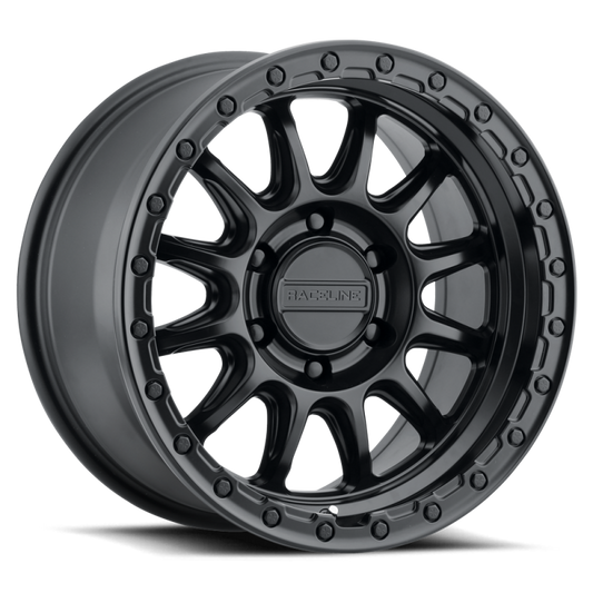Raceline 960B Alpha 17x8.5in / 5X150 BP / 35mm Offset / 110.5mm Bore - Satin Black