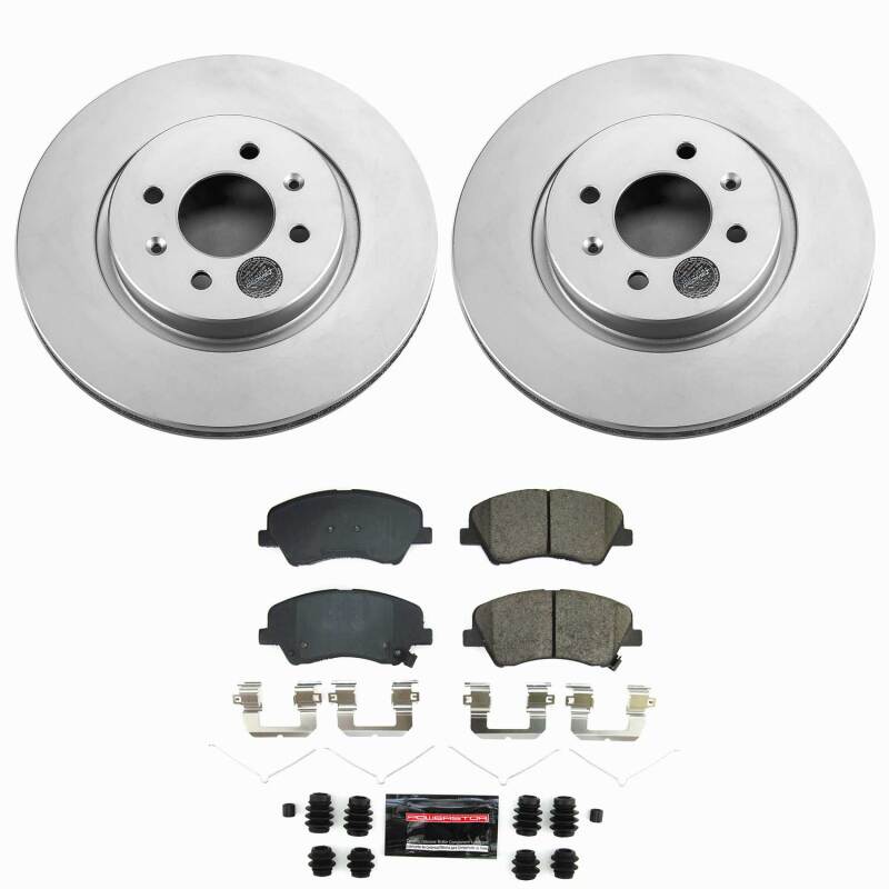 Power Stop 18-22 Hyundai Accent Front Z23 Coated Brake Kit-thumbmail-1