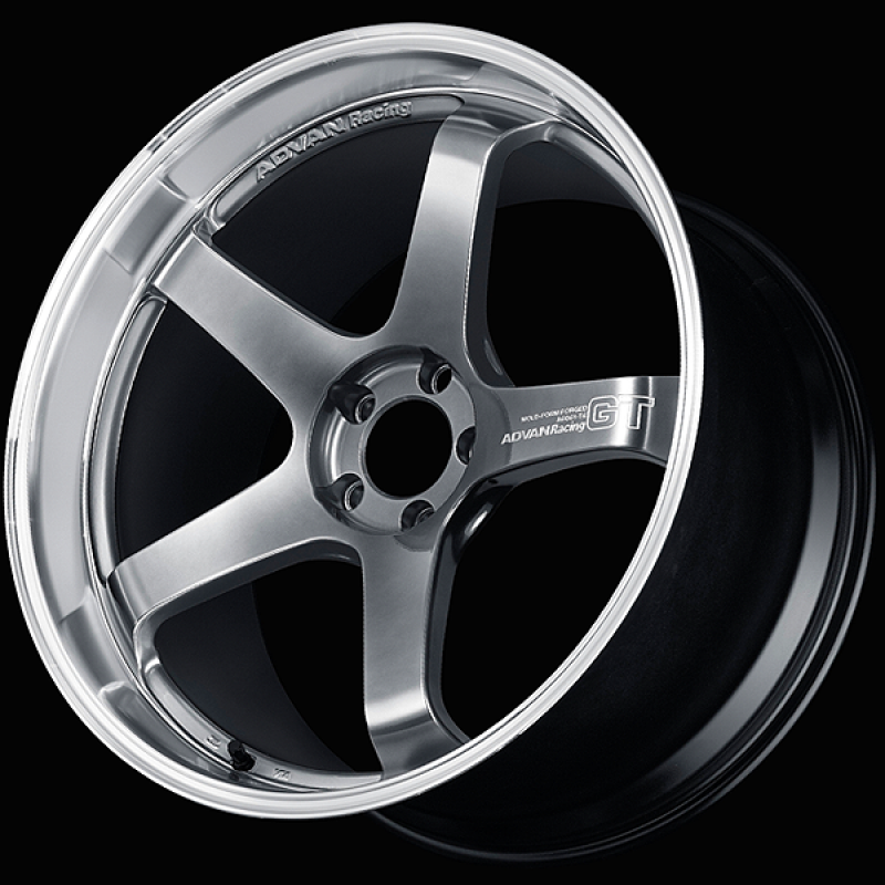 Advan GT Premium Version 20x10.0 / +32 ET / 5-120 / 72.5mm Bore / Machining & Hyper Platinum Black-thumbmail-1