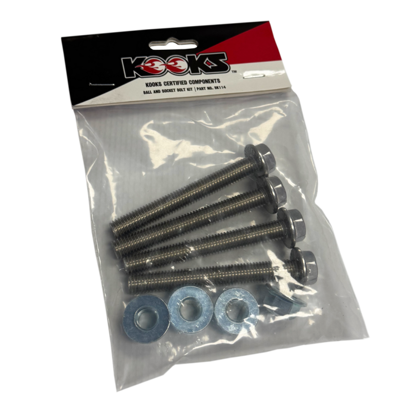 Kooks Locking Ball and Socket Bolt Kit (2 Bolts/2 Nuts/Locking Hardware)-thumbmail-3