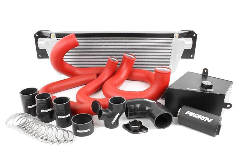 Perrin  15-17 WRX (Will Not Fit 2018) FMIC Boost Tube Box w/ Red Boost Tubes and Black Couplers-thumbmail-3