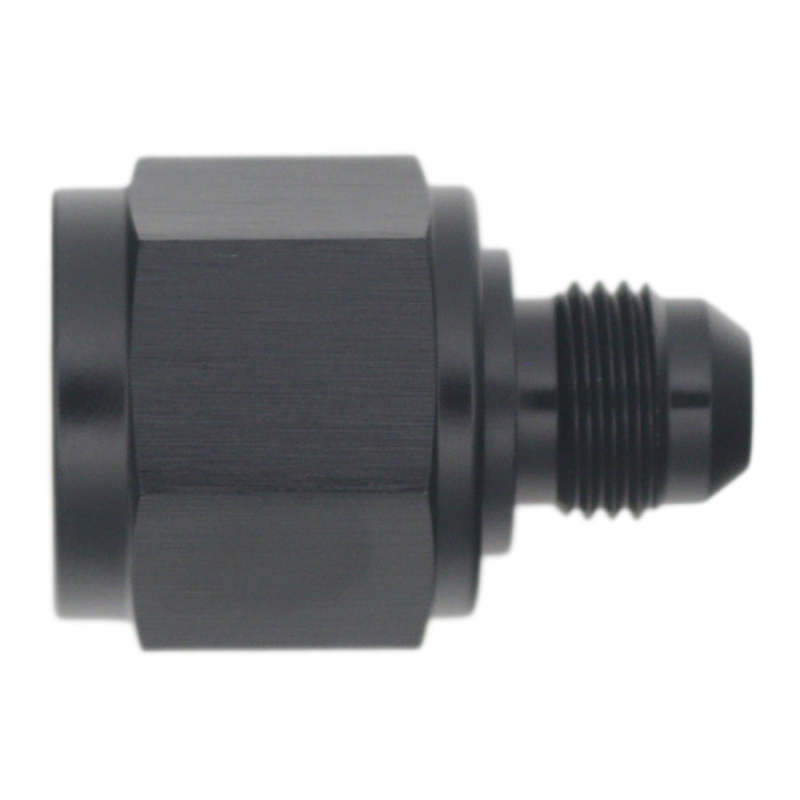 DeatschWerks 10AN Female Flare to 6AN Male Flare Reducer - Anodized Matte Black-thumbmail-1