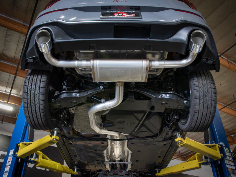 aFe 22-24 Volkswagen GTI MACH Force-Xp 3 to 2-1/2 IN Stainless Steel Cat-Back Exhaust w/Polished Tip-thumbmail-3