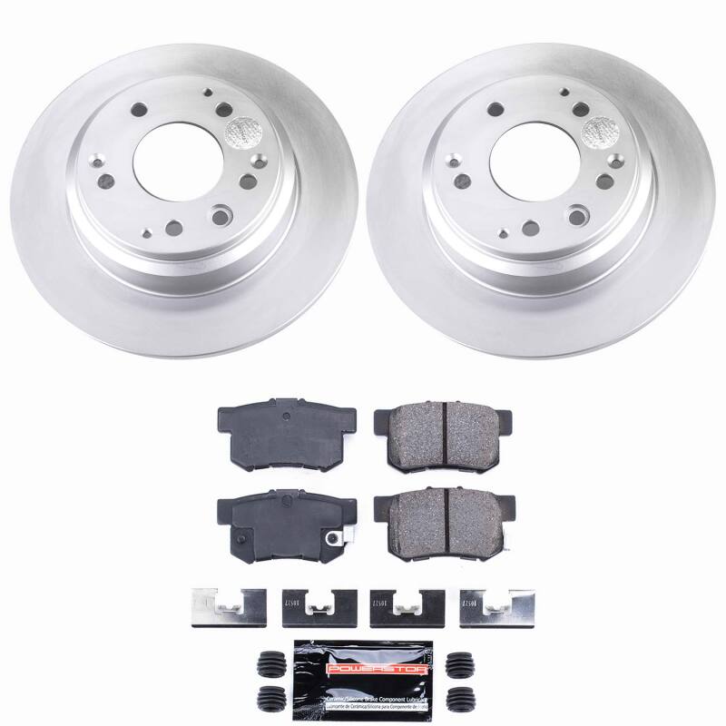 Power Stop 91-95 Acura Legend Rear Z23 Coated Brake Kit-thumbmail-1