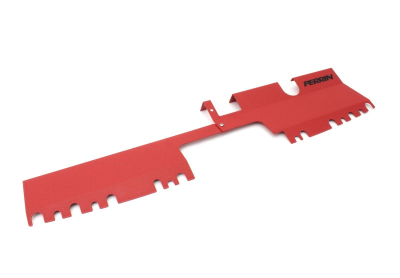 Perrin 15-21 WRX/STI Radiator Shroud (With OEM Intake Scoop) - Red-thumbmail-5