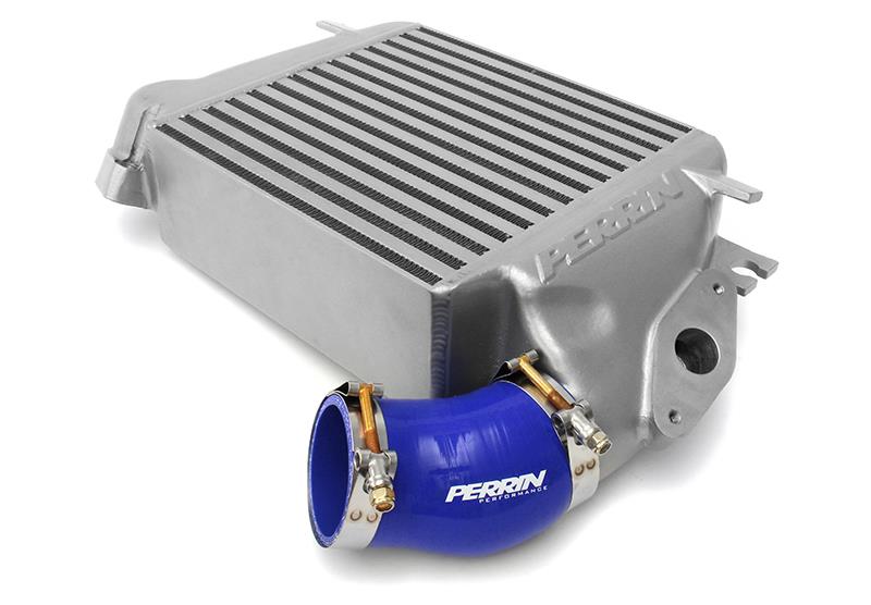Perrin Subaru 08-15 WRX Top Mount Intercooler Silicone Coupler - Blue-thumbmail-3