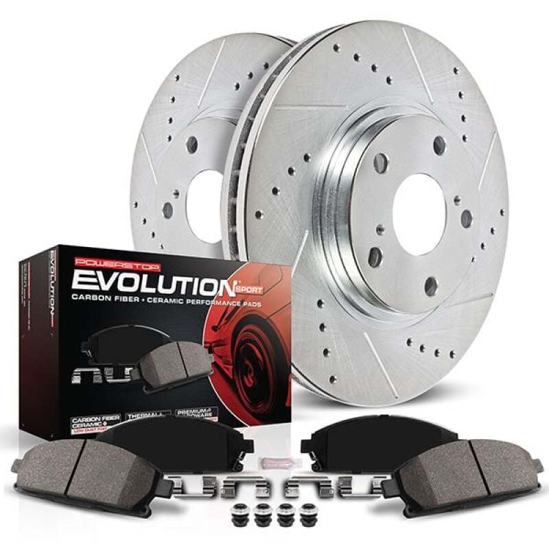 Power Stop 22-24 Ford Edge Rear Z23 Evolution Brake Kit-thumbmail-1