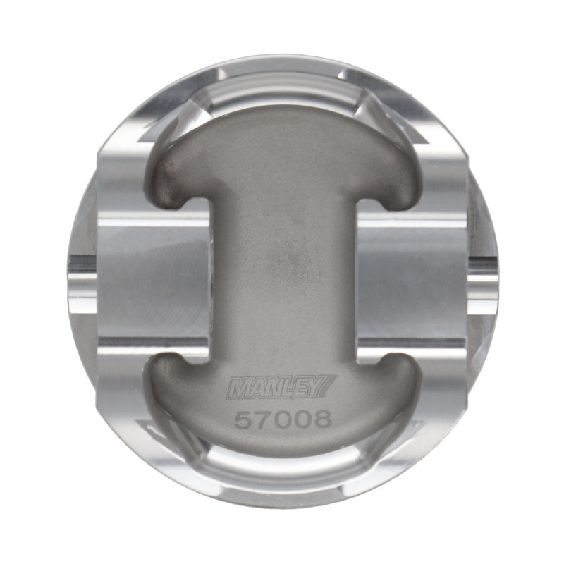 Manley Ford 3.5L Ecoboost 3.662in Bore 1.239in CD 10.0:1 CR -0.5cc Dome Extreme Duty Piston Set-thumbmail-9