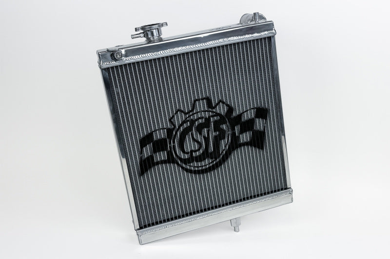 CSF 03-07 Mitsubishi Lancer EVO 7/8/9 1/2 Size Radiator - Polished-thumbmail-1