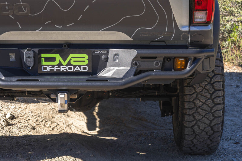 DV8 Offroad 23-26 Chevrolet Colorado/GMC Canyon Tube Rear Bumper - Micro Texture Black Powder Coat-thumbmail-14