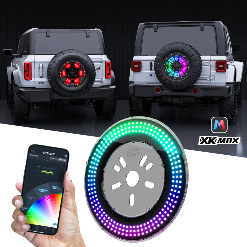 XK Glow XKmax RGBW 5th Wheel Light for Ford Bronco-thumbmail-2