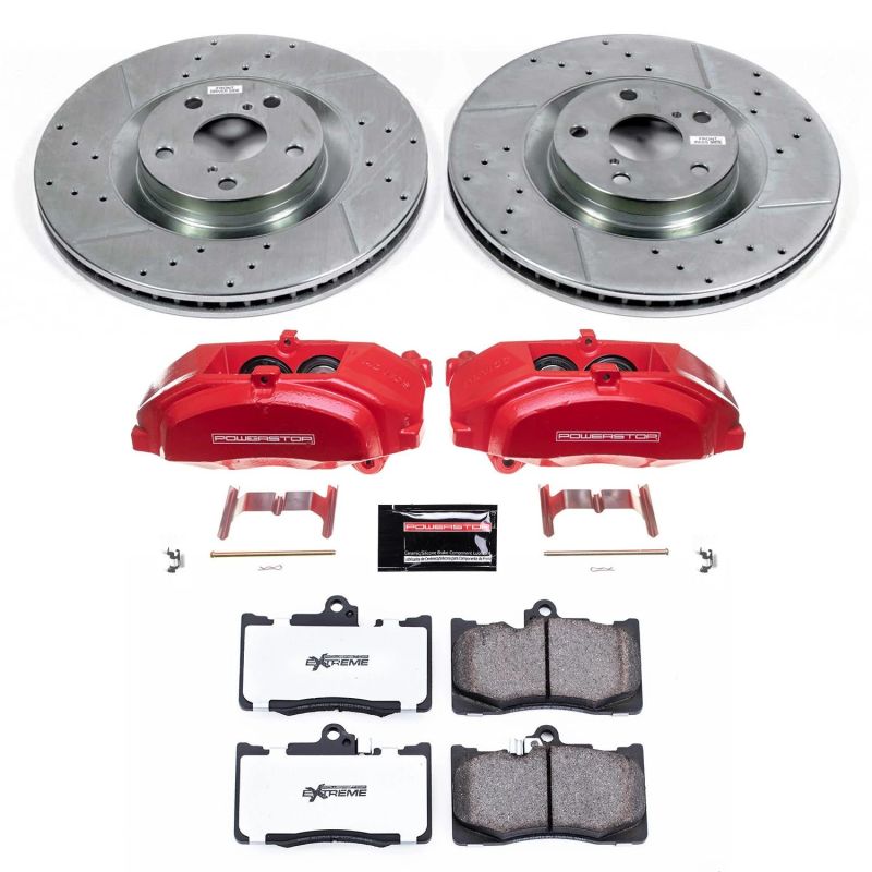 Power Stop 15-21 Lexus RC350 Front Z26 Street Kit w/Cals-thumbmail-1
