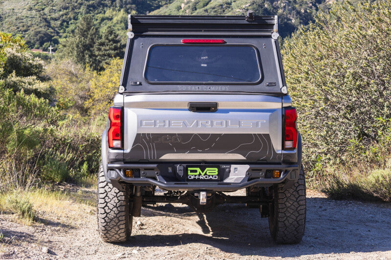 DV8 Offroad 23-26 Chevrolet Colorado/GMC Canyon Tube Rear Bumper - Micro Texture Black Powder Coat-thumbmail-15