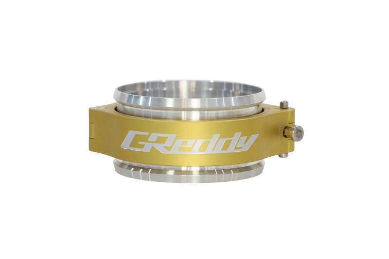 GReddy 3.5 Inch Gold Anodized Aluminum Boost Tube Clamp Set-thumbmail-2