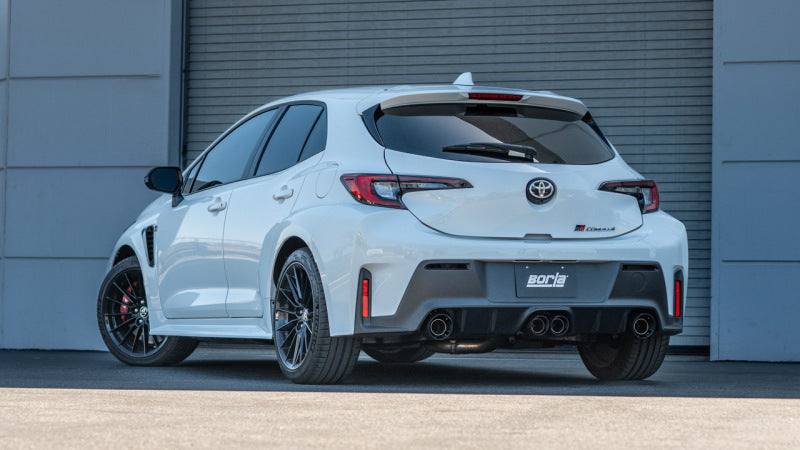 Borla 23-24 Toyota GR Corolla ATAK Cat Back System - Carbon Fiber & Black Anodized-thumbmail-2