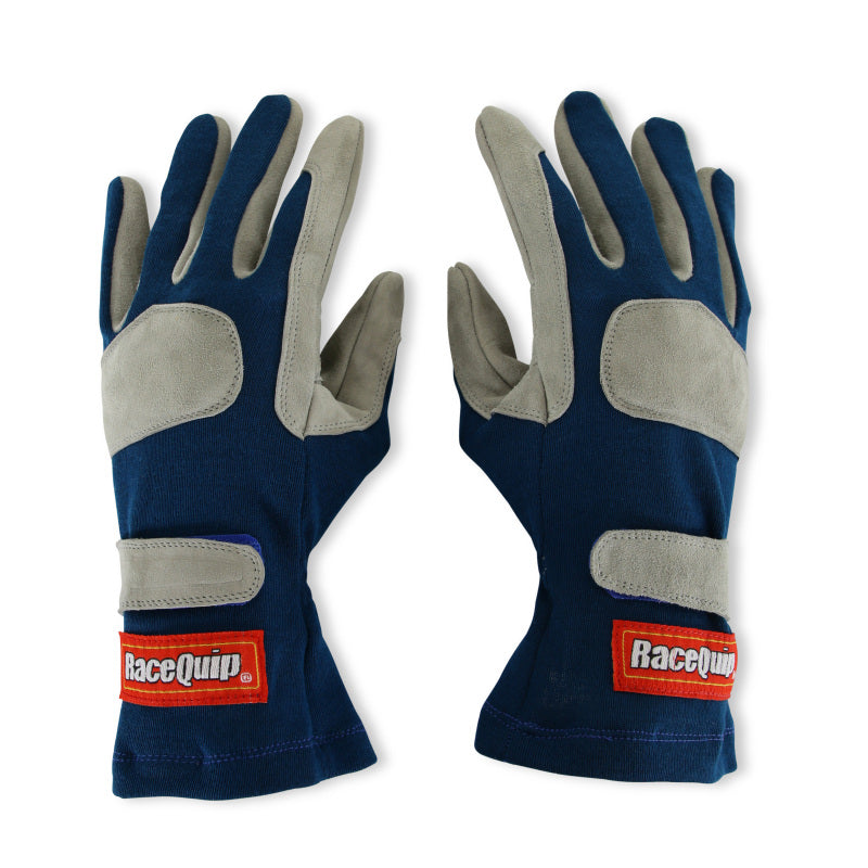 RaceQuip Blue 1-Layer SFI-1 Glove - Large