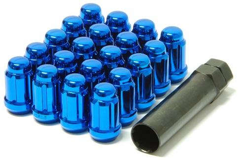 Wheel Mate Muteki Closed End Lug Nuts - Blue 12x1.50-thumbmail-2