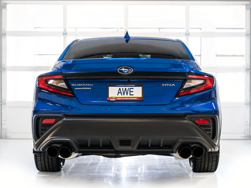 AWE Tuning 22-25 Subaru VB WRX Track Edition Axleback Exhaust - Diamond Black Tips-thumbmail-7