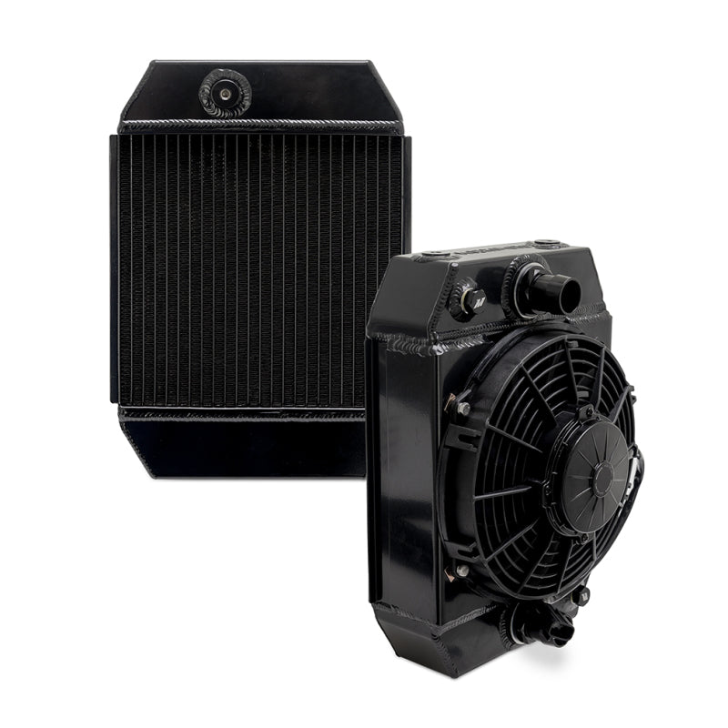Mishimoto Universal Drag Race Performance Aluminum Radiator - Black-thumbmail-8