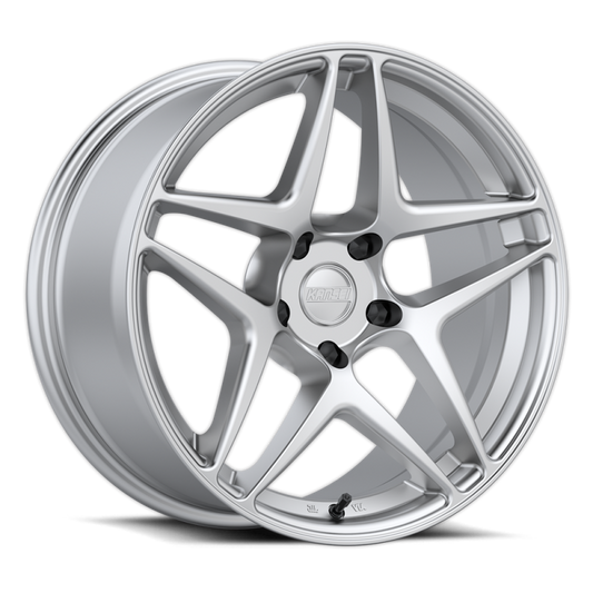 Kansei K15H Astro 18x8.5in / 5x108 BP / 35mm Offset / 63.4mm  Bore - Hyper Silver