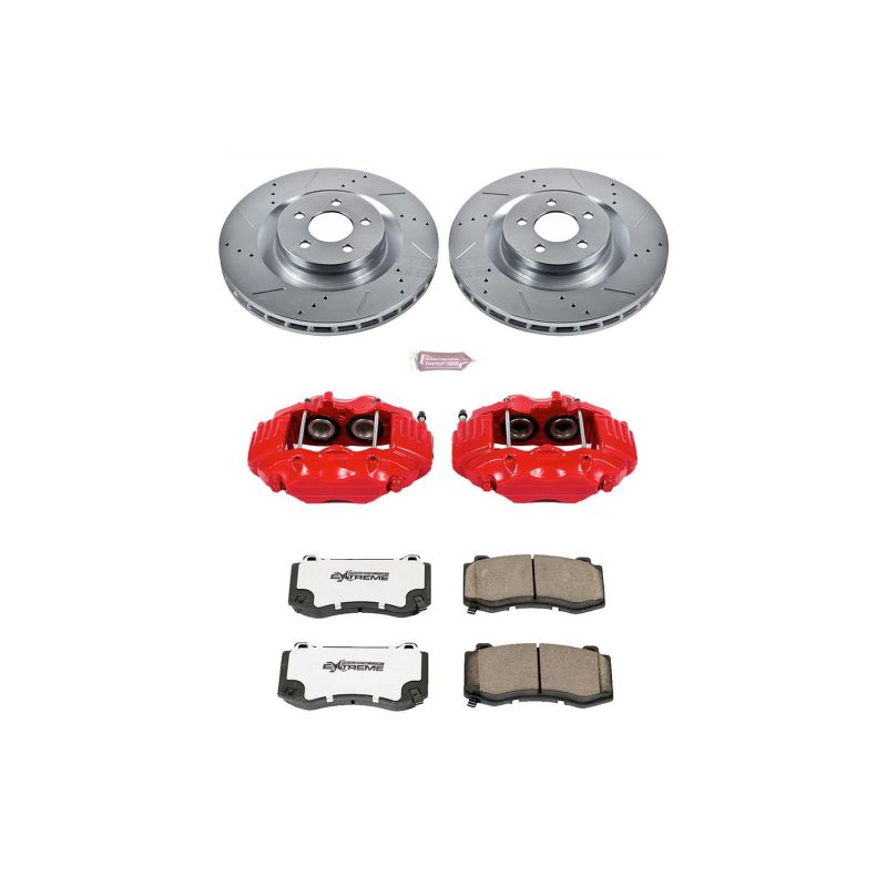 Power Stop 06-08 Dodge Magnum Front Z26 Street Kit w/Cals-thumbmail-1