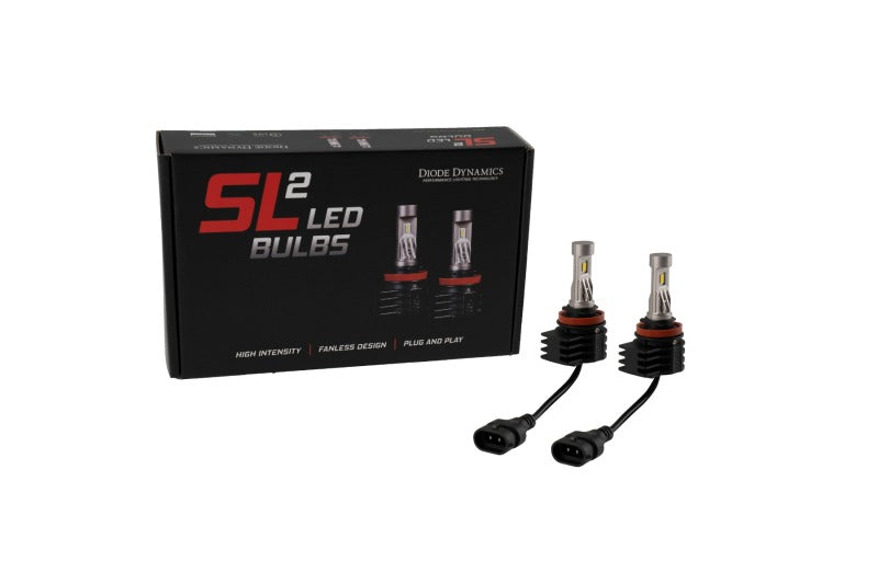 Diode Dynamics H11/H8/H9 Yellow SL2 LED Bulbs (pair)-thumbmail-6