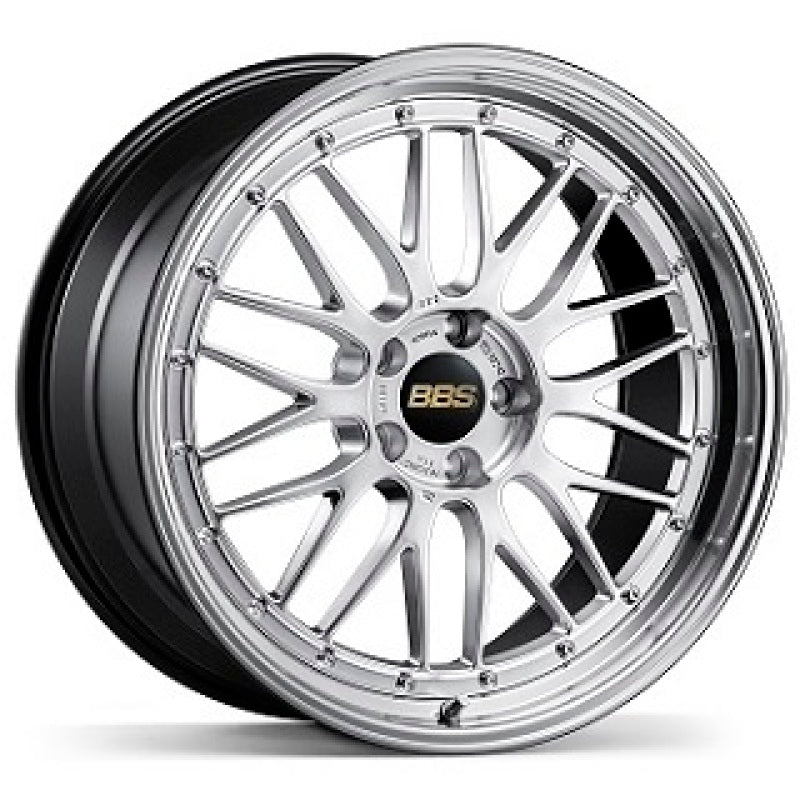 BBS LM 20x12 5x130 ET72 CB71.6 Diamond Silver Wheel w/ Diamond Cut Machined Lip-thumbmail-1