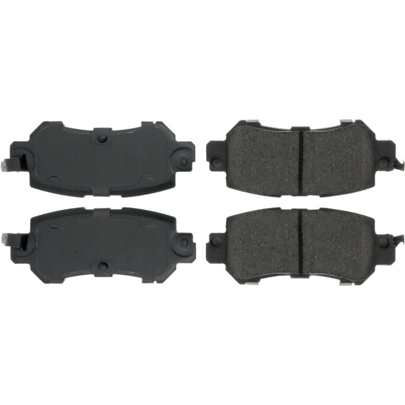 PosiQuiet 09-10 Audi A4 / 10 Audi S4 Deluxe Plus Rear Brake Brake Pads-thumbmail-1