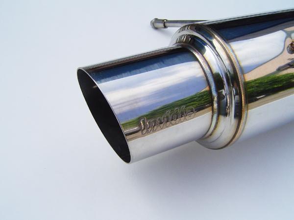Invidia 02-07 WRX/STi 76mm N1 RACING Stainless Steel Tip Cat-back Exhaust-thumbmail-4