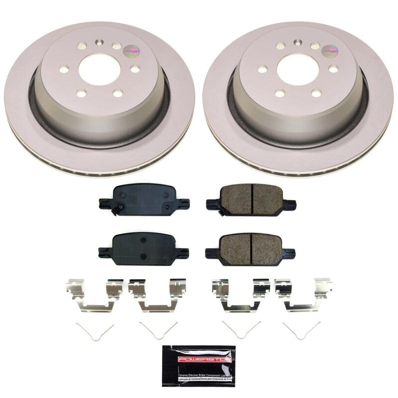 Power Stop 21-22 Chevrolet Colorado Rear Z17 Coated Brake Kit-thumbmail-1