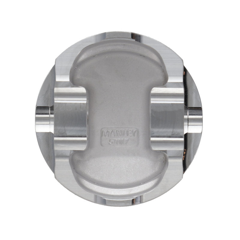 Manley 15+ Subaru FA20 WRX 86.25mm +.25mm Over Size Bore 10:1 Dish Piston Set with Rings-thumbmail-9