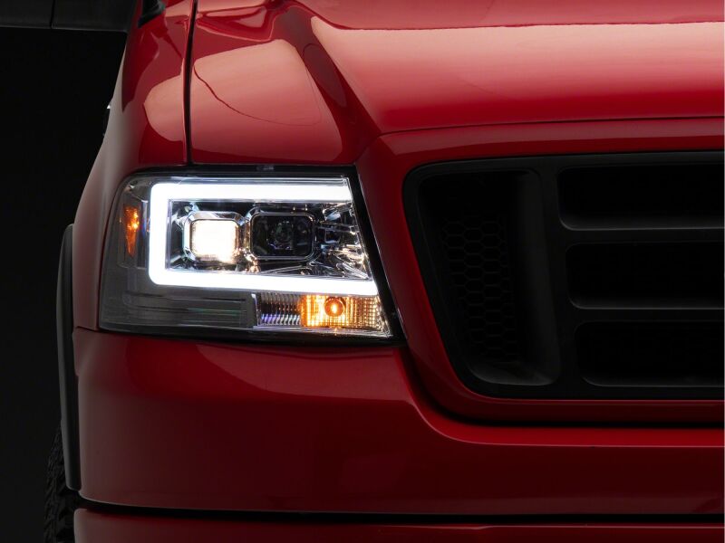 Raxiom 04-08 Ford F-150 Axial Series Projector Headlights- Chrome Housing- Clear Lens-thumbmail-7