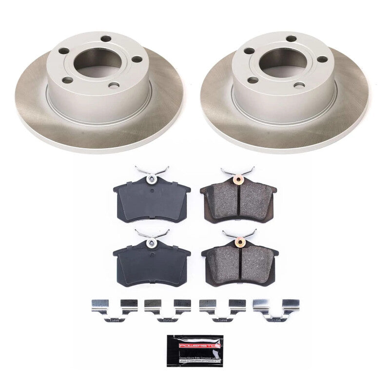 Power Stop 98-05 Volkswagen Passat Rear Semi-Coated Rotor Kit-thumbmail-1