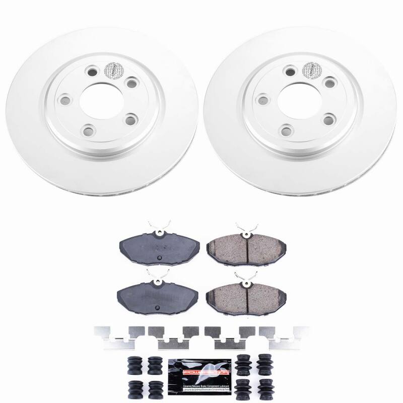 Power Stop 02-05 Ford Thunderbird Rear Z23 Coated Brake Kit-thumbmail-1