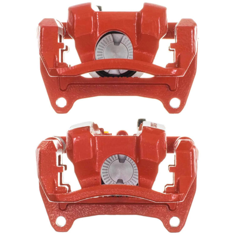 Power Stop 17-22 GMC Acadia Rear Red Caliper w/Bracket (Pair)-thumbmail-1