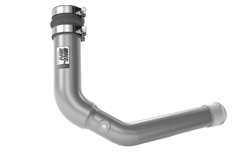 K&N 22-23 Subaru WRX 2.4L H4 Aluminum Charge Pipe Kit - Gunmetal Gray-thumbmail-1