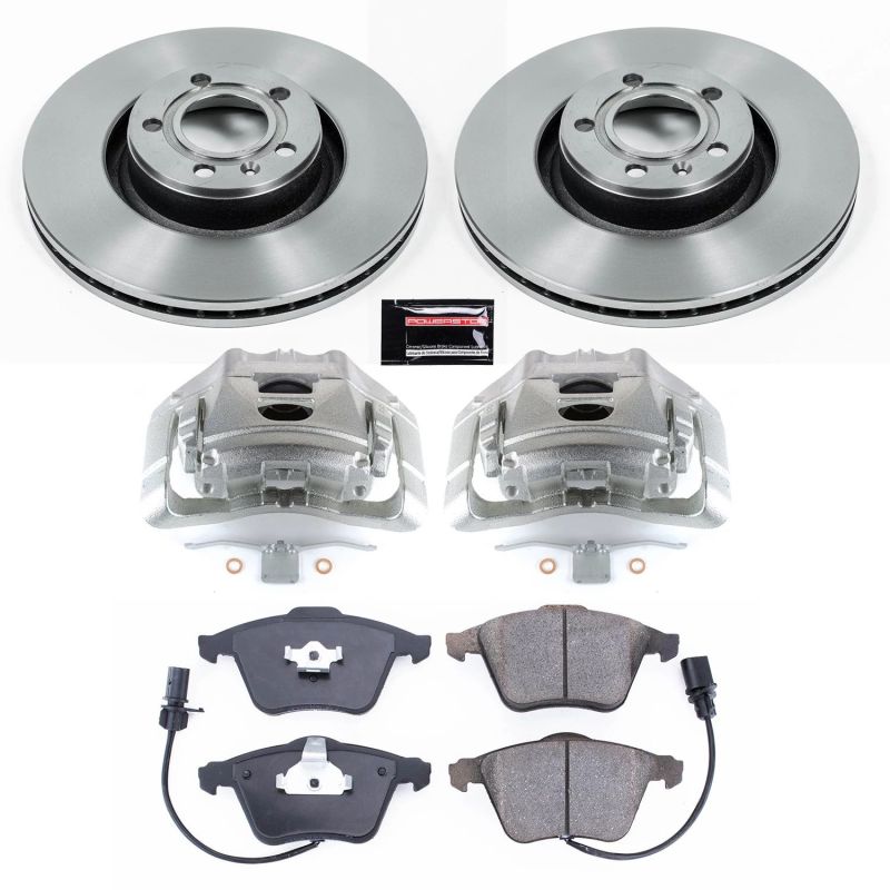Power Stop 05-08 Audi A6 Quattro Front Autospecialty Kit w/Cals-thumbmail-1