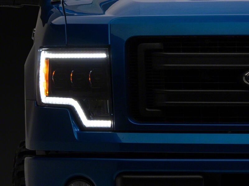 Raxiom 09-14 Ford F-150 CXR Series LED Projector Headlights- Black Housing- Clear Lens-thumbmail-10