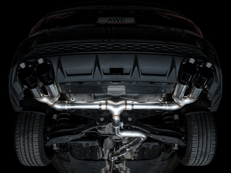 AWE 22-24 Audi 8Y S3 Track Edition Exhaust  - Diamond Black Tips-thumbmail-8