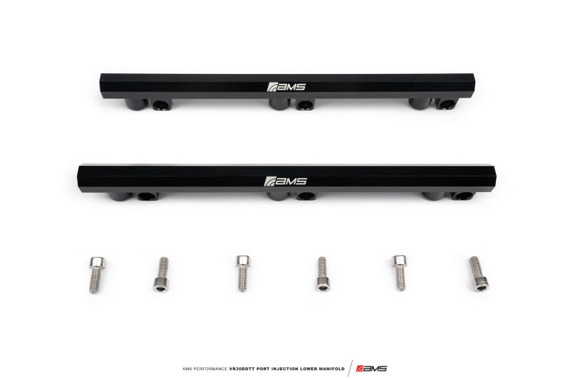 AMS Performance Infiniti Q50/Q60 Port Injection Lower Manifold - Black-thumbmail-14