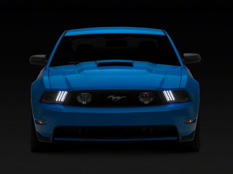 Raxiom 10-12 Ford Mustang LED Projector Headlights SEQL Turn Signals- Blk Housing (Clear Lens)-thumbmail-11