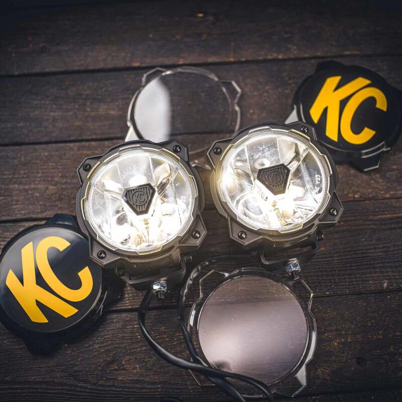 KC HiLiTES Gravity Titan LED 6in. - Single Light (Wide-40 Beam)-thumbmail-13
