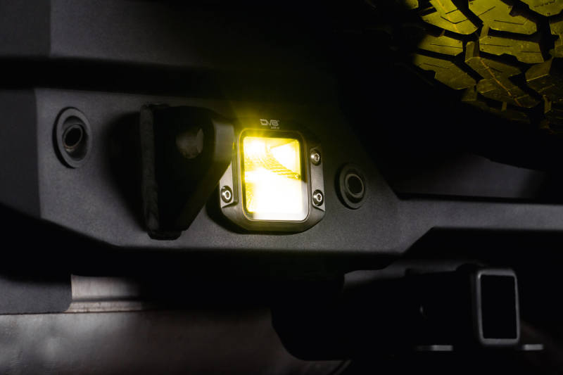DV8 3-Inch Elite Series LED Amber Flush Mount Pod Light-thumbmail-13
