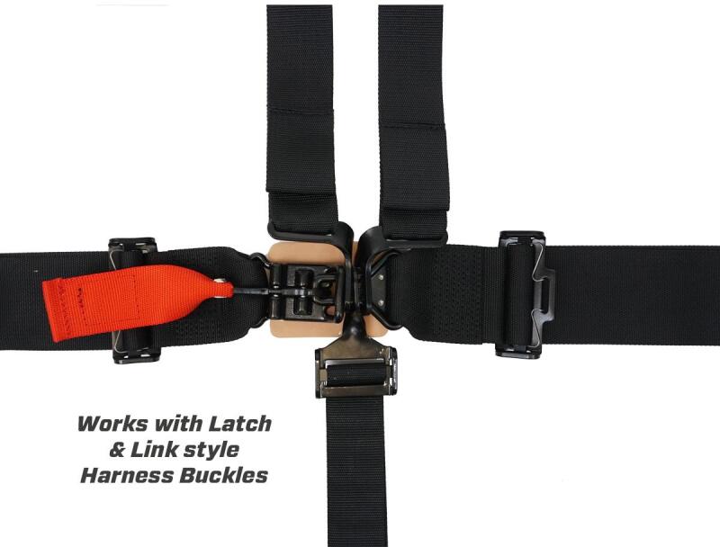 PRP Adjustable Crotch Belt for Latch and Link Harness - 5th Point Only - Black-thumbmail-4
