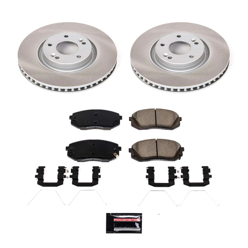 Power Stop 16-20 Kia Optima Front Semi-Coated Rotor Kit-thumbmail-1