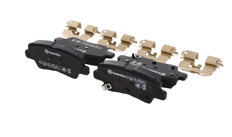 Brembo OE 21-22 Hyundai Accent/19-24 Nexo/2016 Sonata/2019 Sonata PRIME Low-Met Brake Pad - Rear-thumbmail-19