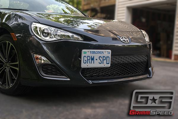 GrimmSpeed 10+ Subaru Legacy/Outback / 13+ Subaru BRZ/13+ Scion FR-S License Plate Relocation Kit-thumbmail-7